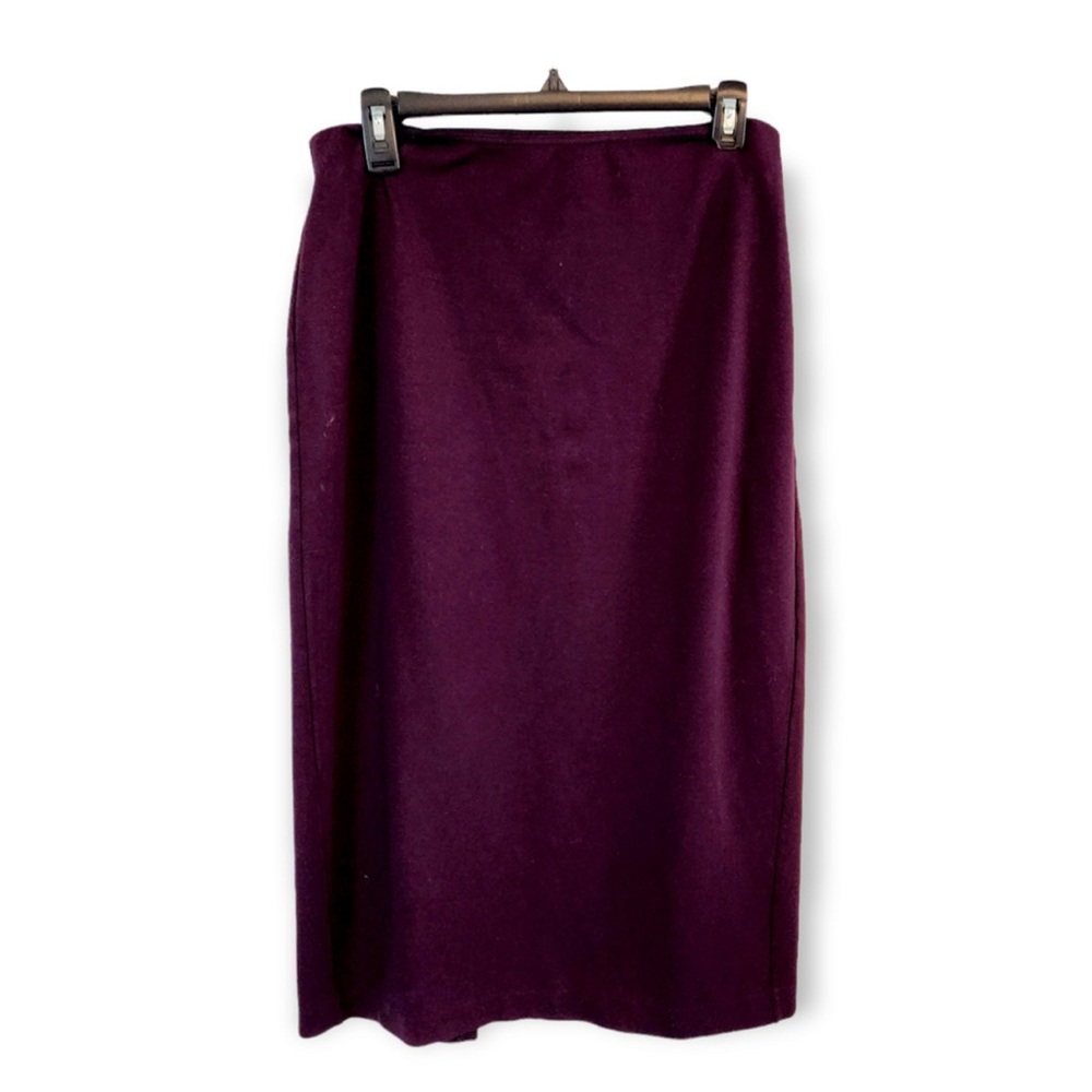 Babaton Women's  Purple Plum Midi Skirt Size Large
